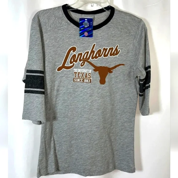 NWT Women's University of Texas Longhorns Quarter Length T-shirt - Picture 5 of 8